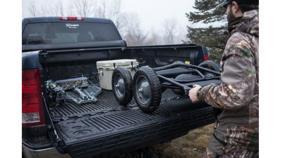 Hawk Treestands Hawk Crawler Game Cart, Black, 3420