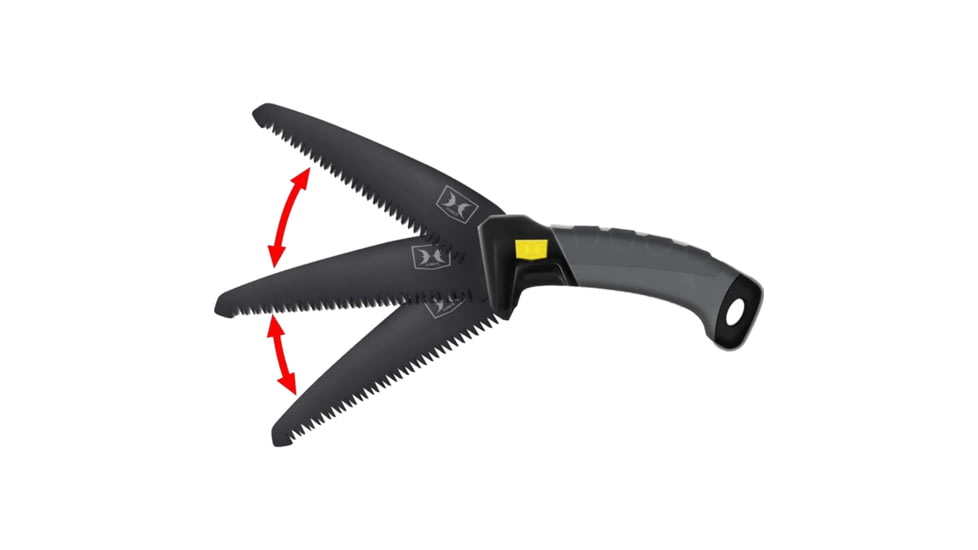 Hawk Treestands Hawk Handheld Wood Saw, Black, HWK-WSAW