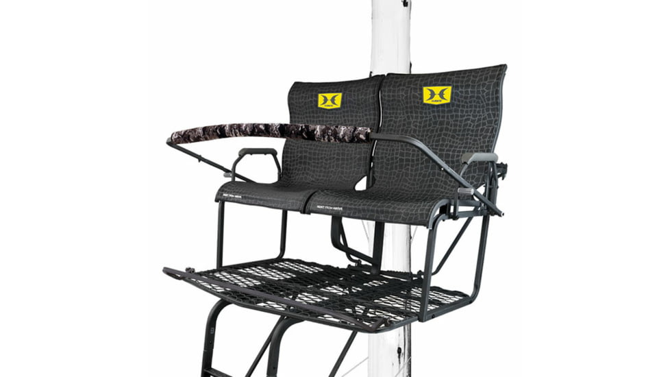 Hawk Treestands Treestands Sasquatch Bone Collector 18 Ft 2 Man Ladder Stand Tip/ Hercules &amp; Ez Tip-Up, 2073-H