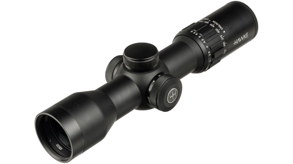Hawke Sport Optics 1.5-6x36 IR WA 30mm Model Rifle Scope, Black, 12226