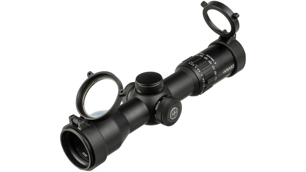 Hawke Sport Optics 1.5-6x36 IR WA 30mm Model Rifle Scope, Black, 12226