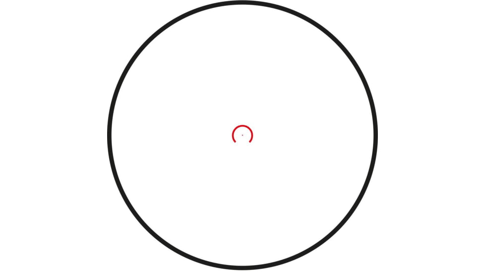 Hawke Sport Optics 1x15mm 1 MOA Prism Red Dot Sight, Black, 12050