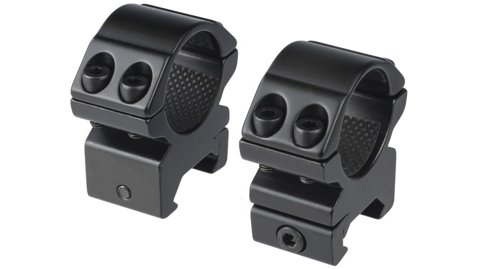 Hawke Sport Optics 2pc Match Series Weaver Scope Rings, 1in, Medium HM7102, EDEMO1