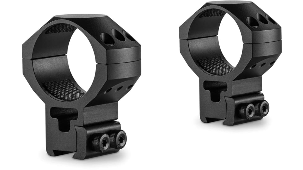 Hawke Sport Optics 34mm Tactical Match Mounts w/ Nut - 2-Pieces, 9-11mm, High, Black, 24110