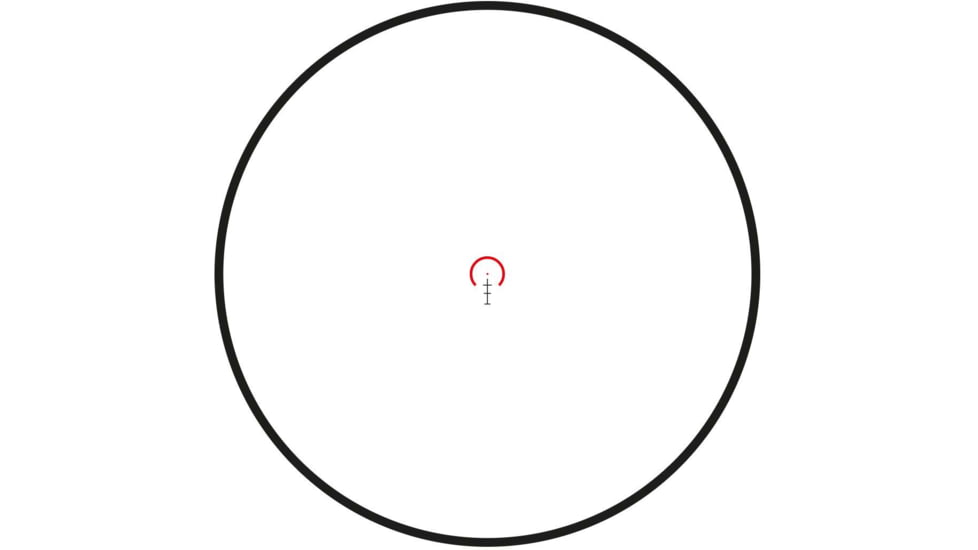 Hawke Sport Optics 4x24 1 MOA Prism Red Dot Sight, Black, 12054