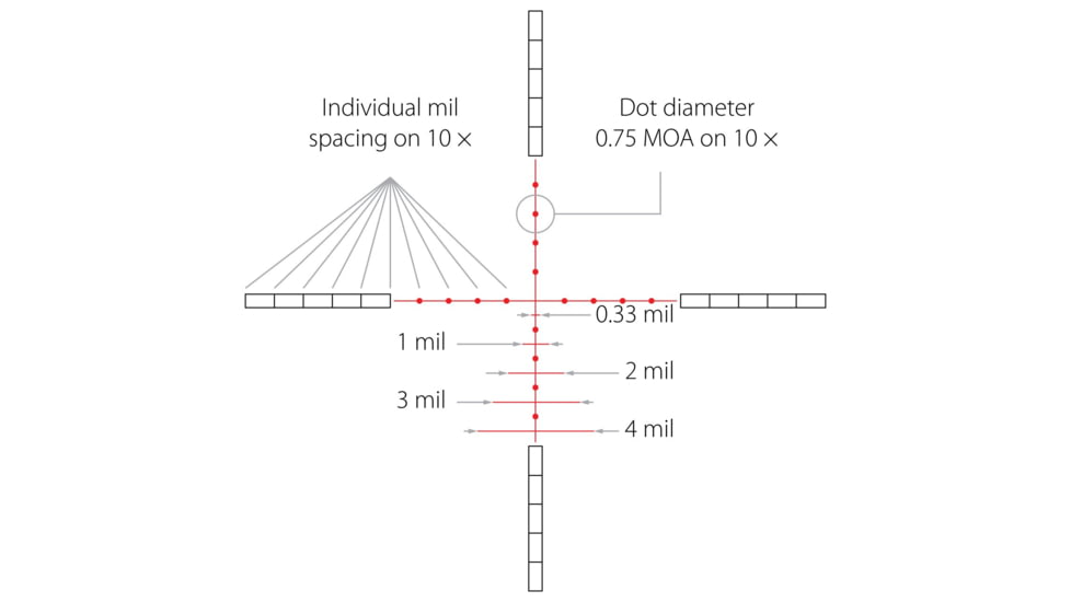 Hawke Sport Optics Airmax 30 SF 10x44mm Rifle Scope, 30mm, SFP, AMX IR, Black, 13305