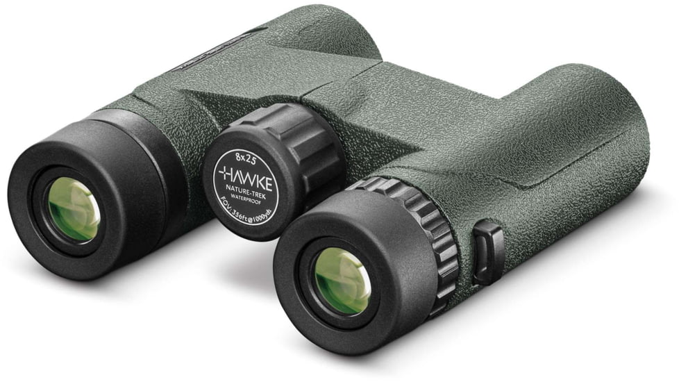 Hawke Sport Optics Compact Nature Trek 8x25mm Binoculars, Green, 35051