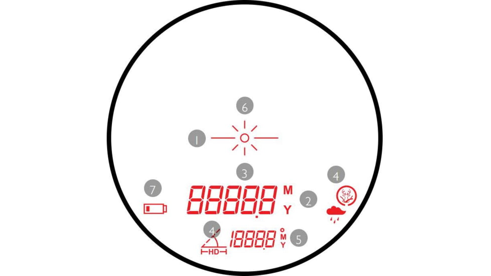 Hawke Sport Optics Endurance 1000 Laser Range Finder, Black, 41211