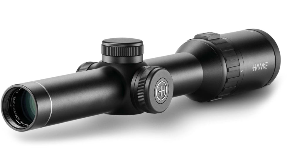 Hawke Sport Optics Endurance 30 WA Riflescope 1-6x24 - L4A Fiber Dot, Black, 16401