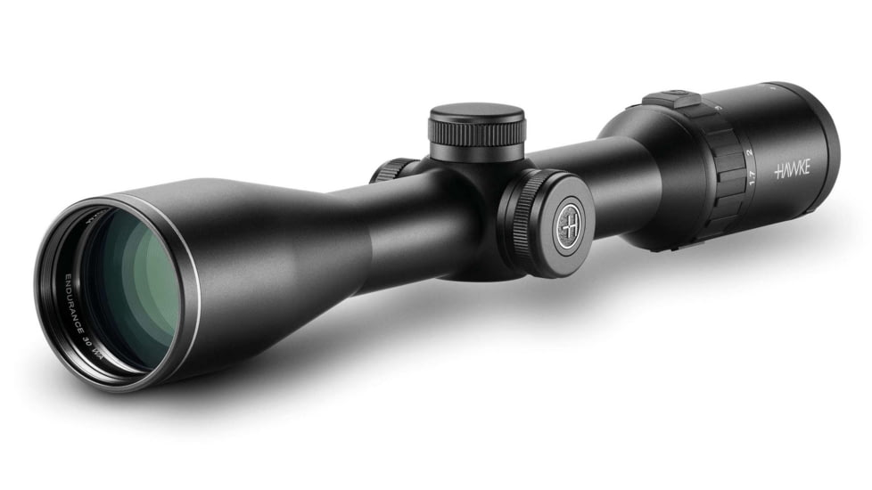 Hawke Sport Optics Endurance 30 WA Riflescope 1.7-10x44 - L4A Fiber Dot, Black, 16412