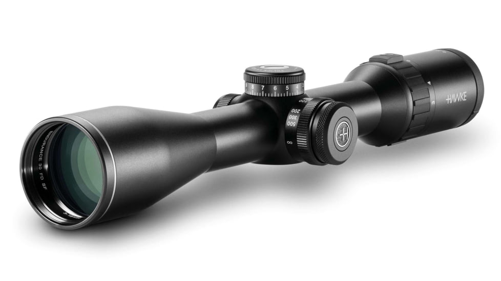 Hawke Sport Optics Endurance 30 WA Riflescope 3-18x44 SF- LRX Hunter Fiber Dot LW, Black, 16433