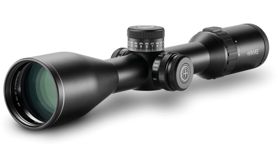 Hawke Sport Optics Endurance 30 WA Riflescope 3-18x50 SF- LR2 Fiber Dot, Black, 16435