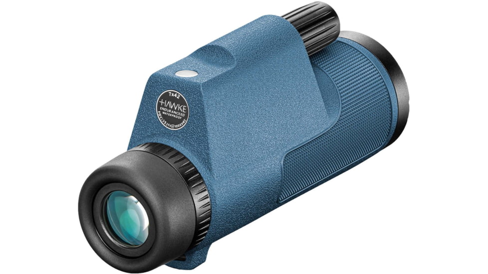 Hawke Sport Optics Endurance ED Marine 7x42 mm BAK-4 Roof Prism Monocular w/Compass, Blue, 36521