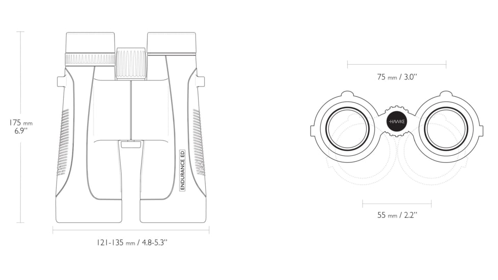 Hawke Sport Optics Endurance ED Marine 7x50mm Roof Prism Binoculars, Blue, 36505
