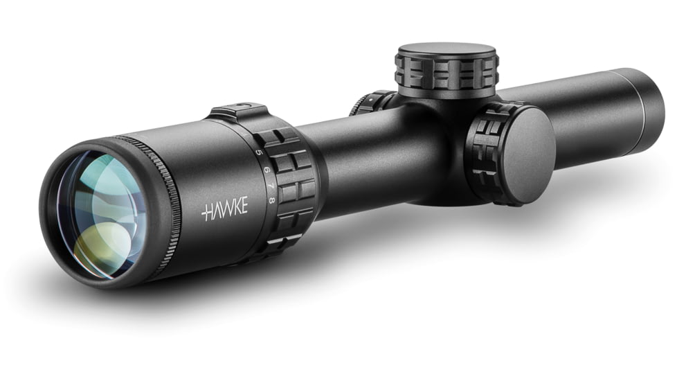 Hawke Sport Optics Frontier 30 Rifle Scope, 1-8x24mm, 30mm, L4A FD Reticle, Black, 18405
