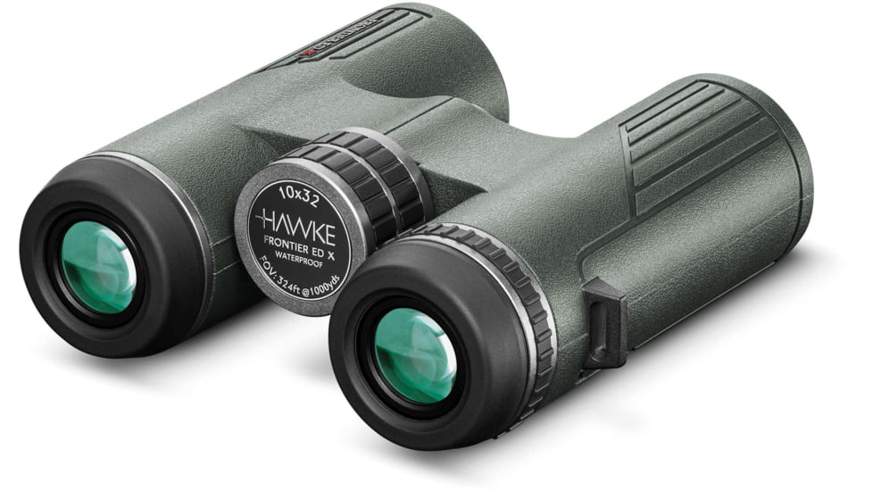 Hawke Sport Optics Frontier ED X 10x32mm Roof Prism Binocular, Green, 38407