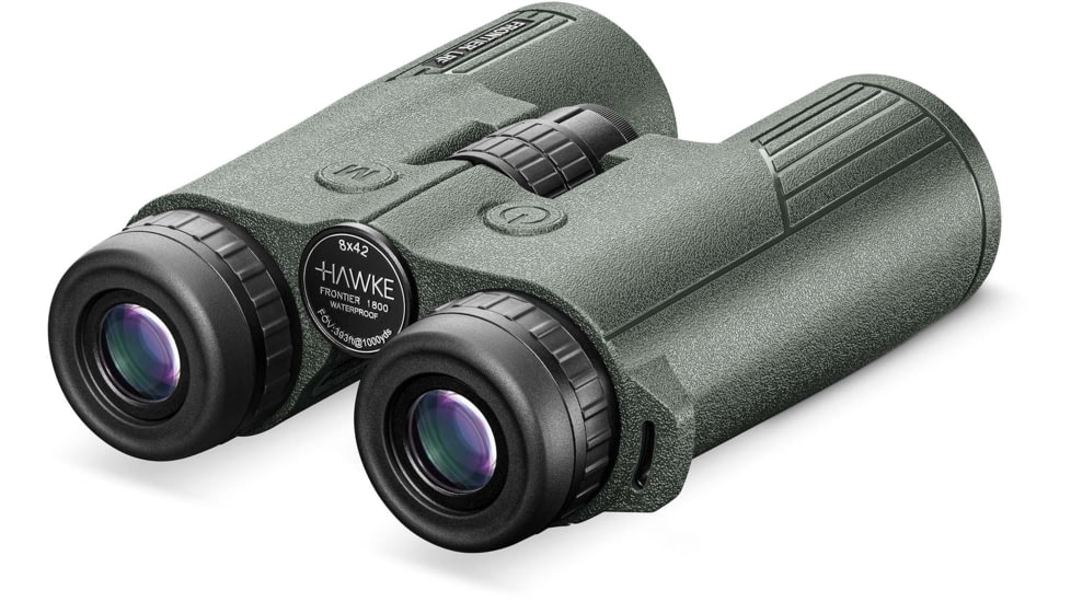 Hawke Sport Optics Frontier LRF 1800 8x42mm Rangefinder Binocular, Green, 38610