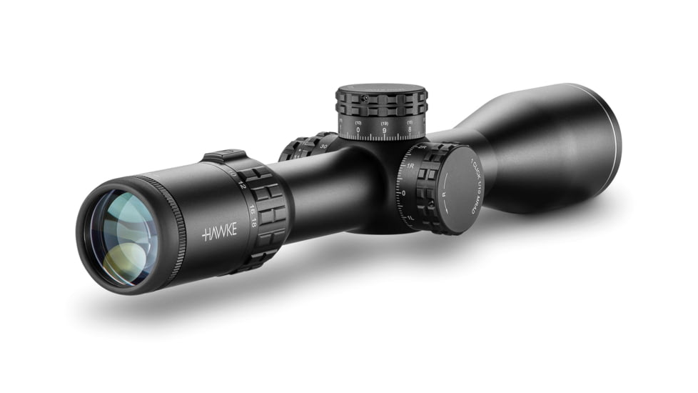 Hawke Sport Optics Frontier Rifle Scope 34, 3-18x50mm, 34mm Tube, First Focal Plane, Mil Pro Ext Reticle, Black, 18620