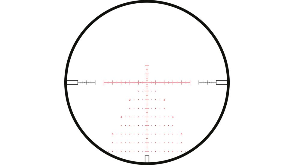 18140 Mil Pro 20x Red Reticle Hawke