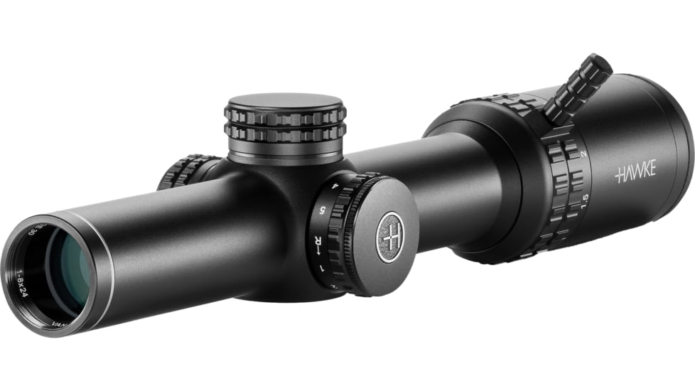 Hawke Sport Optics Vantage 1-8x24 30mm Tube LPVO Rifle Scope, Second Focal Plane