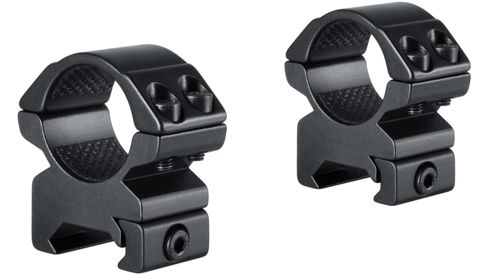 Hawke Sport Optics Match Series Weaver Scope Rings - 2 Pieces, 1in, Medium, Black, 22113, EDEMO1