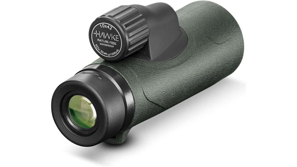 Hawke Sport Optics Nature Trek 10x42mm Monocular, Green, 35221
