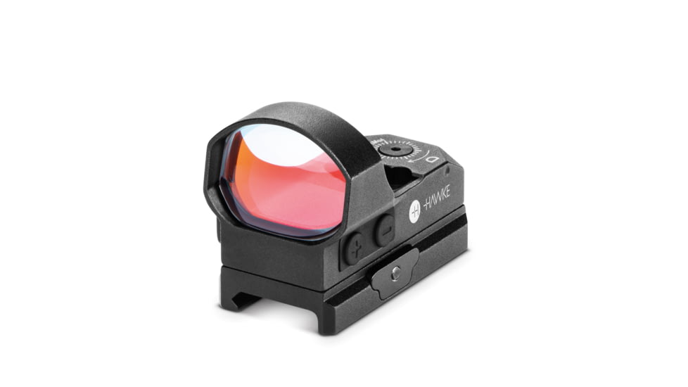 Hawke Sport Optics Reflex Circle Red Dot Sight Wide View, 2MOA, Weaver Rail, Black, 12145