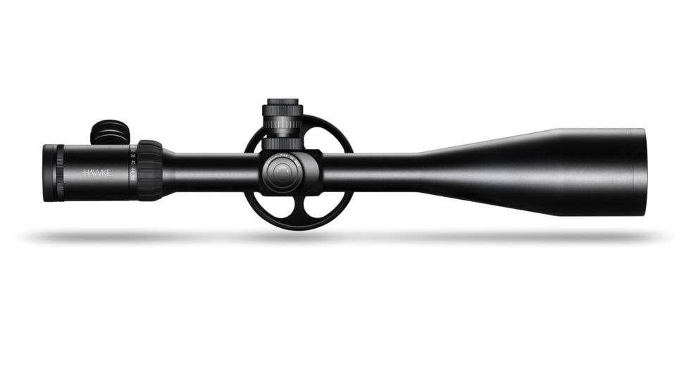 Hawke Sport Optics Sidewinder 30 ED Side Focus 10-50x60 TMX IR Rifle Scope, Black, 17370
