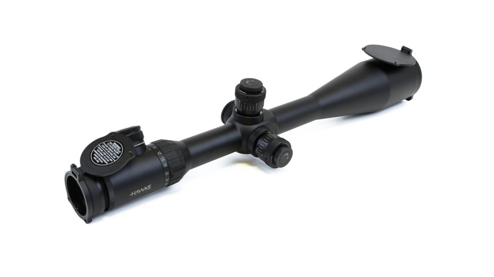 Hawke Sport Optics Sidewinder 30 ED Side Focus 10-50x60 TMX IR Rifle Scope, Black, 17370