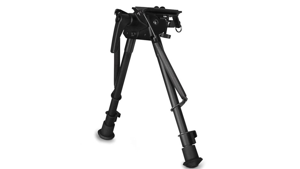 Hawke Sport Optics Swivel &amp; Tilt Bipod, 9-13in w/Lever, Black, 70011