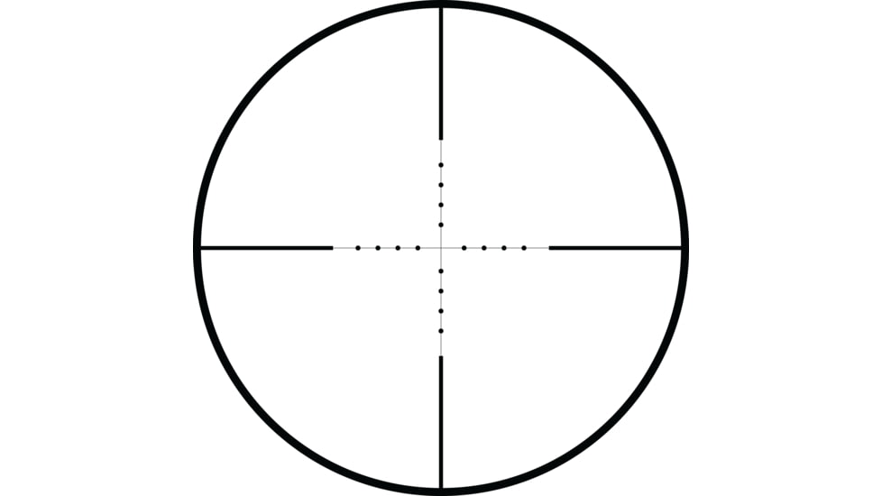 Hawke Sport Optics Vantage 2-7x32mm IR Rifle Scope, 1 in. Tube, Mil Dot Reticle, Black, 14209