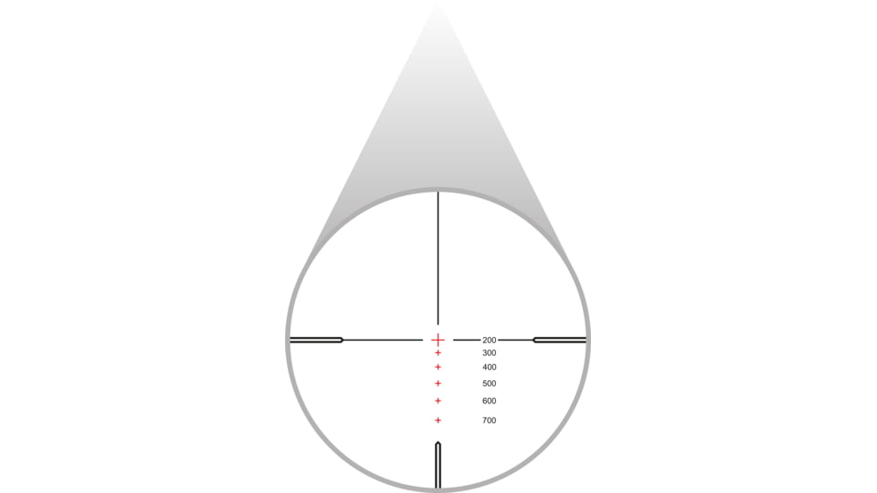 Hawke Sport Optics Vantage 30 WA Rifle Scope, 4-12x42mm, 30mm, SFP, 6.5 Creedmoor Marksman Reticle, Black, 14280