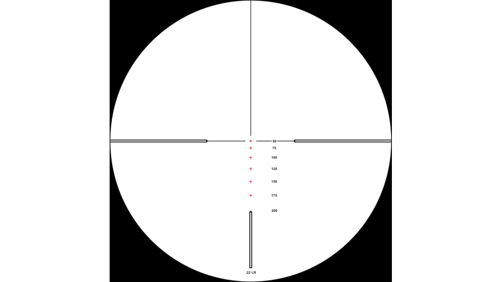 Hawke Sport Optics Vantage 4-16x50 30mm Tube Rifle Scope, Second Focal Plane, Rimfire .22 LR Reticle, Black, 14414