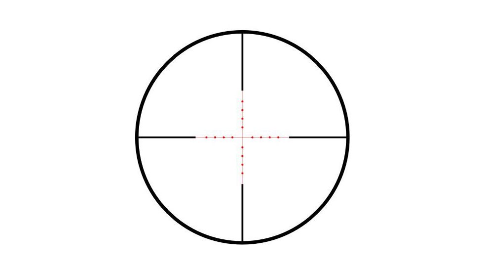 Hawke Sport Optics Vantage HD 4-12X50AO Mil Dot IR Rifle Scope, Black 14252