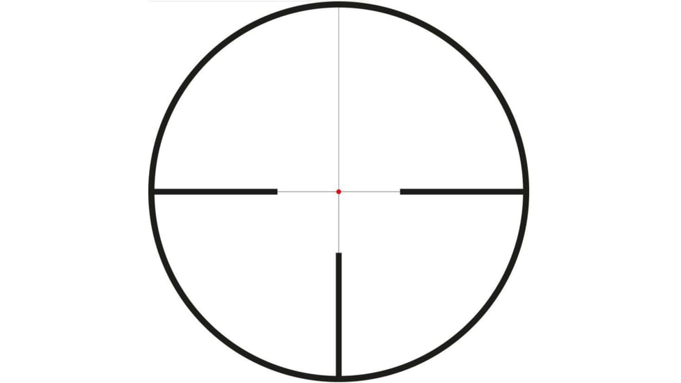 Hawke Sport Optics Vantage Rifle Scope, 1-8x24mm, 30mm Tube, L4A Fiber Dot Reticle, Black, 14510