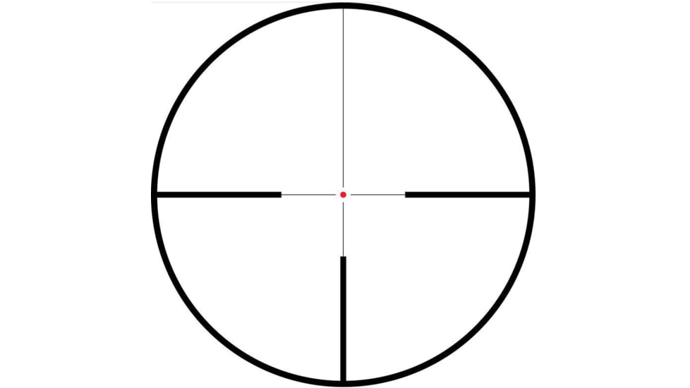 Hawke Sport Optics Vantage Rifle Scope, 1-8x24mm, 30mm Tube, L4A Dot, 1/2 MOA, Low-Profile, Black, 14400