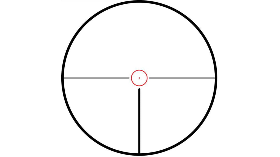 Hawke Sport Optics Vantage Rifle Scope, 1-8x24mm, 30mm Tube, Circle Dot 1/2 MOA Reticle, Black, 14401