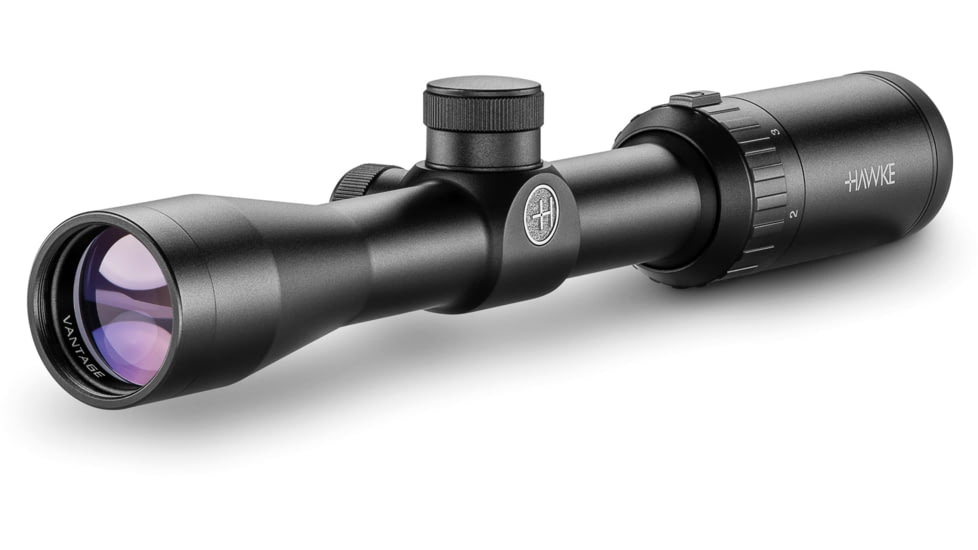Hawke Sport Optics Vantage Rifle Scope, 2-7x32mm, 1in Tube, SFP, 30/30 Duplex Reticle, Black, 14110
