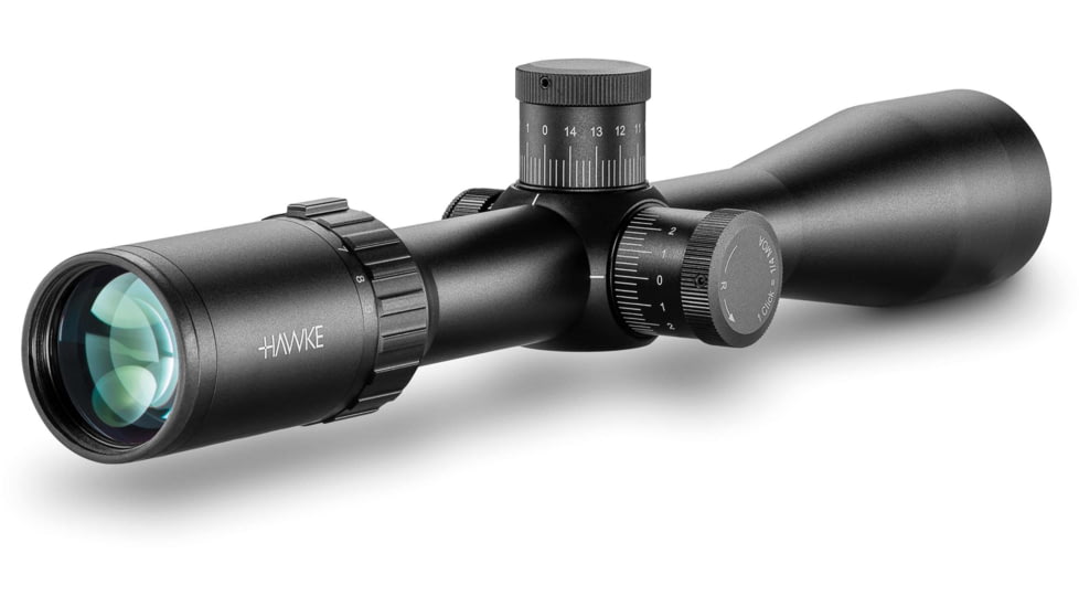 Hawke Sport Optics Vantage Rifle Scope, 3-9x42mm, 30mm Tube, SFP, .223/308 IR Reticle, Black, 14277