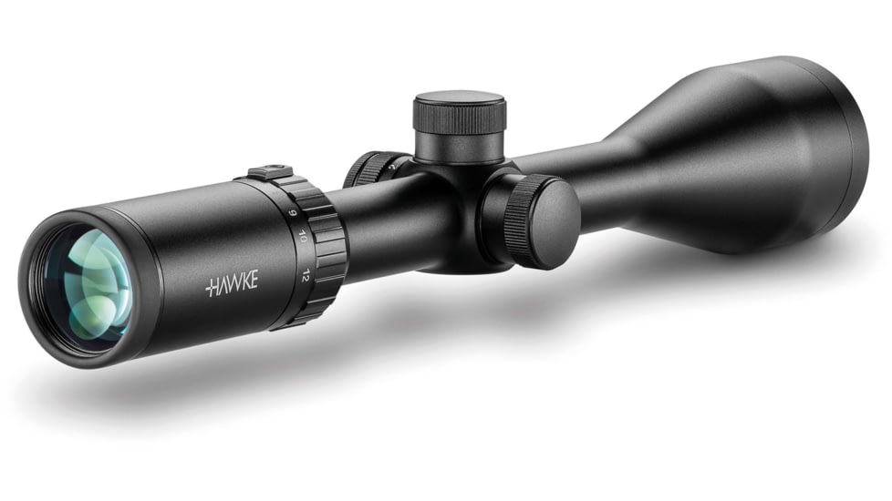 Hawke Sport Optics Vantage Rifle Scope, 4-12x50mm, 1in Tube, SFP, Mil Dot IR Reticle, Black, 14250