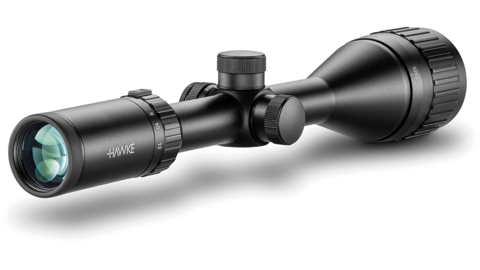 Hawke Sport Optics Vantage Rifle Scope, 4-12x50mm AO, 1in, SFP, Mil Dot IR Reticle, Black, 14252