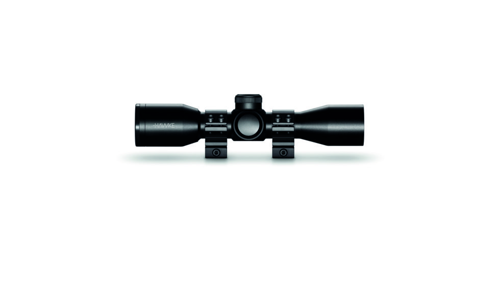 Hawke Sport Optics XB 3x32 SR IR Crossbow Scope w/Rings, Black 12212