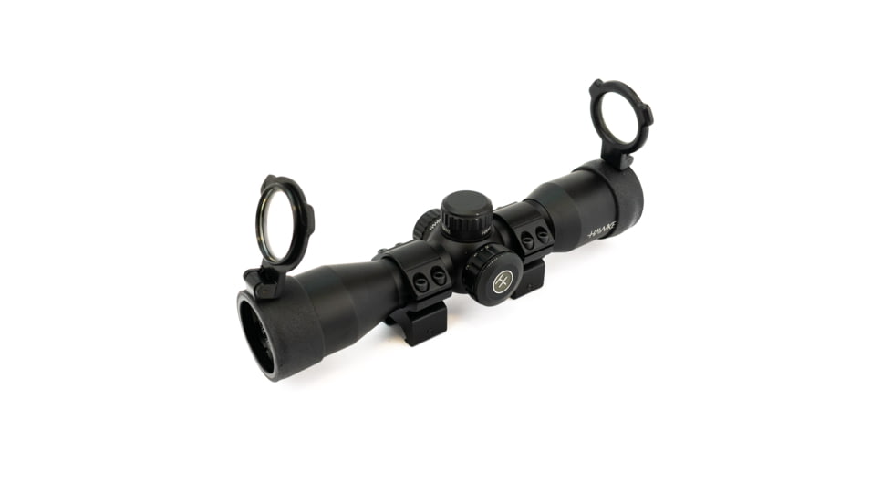 Hawke Sport Optics XB 3x32 SR IR Crossbow Scope w/Rings, Black, 12212