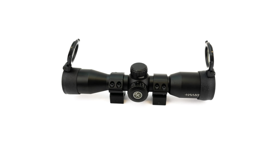 Hawke Sport Optics XB 3x32 SR IR Crossbow Scope w/Rings, Black, 12212