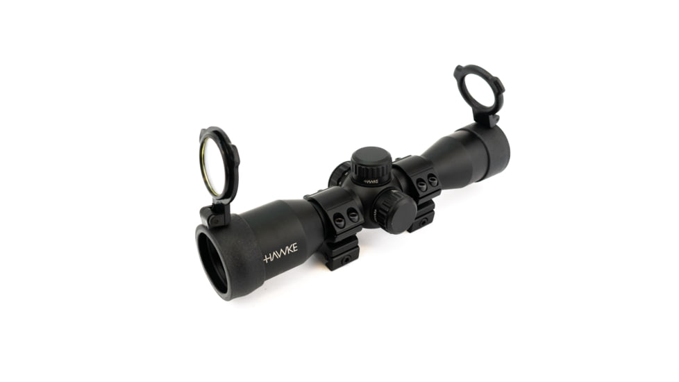 Hawke Sport Optics XB 3x32 SR IR Crossbow Scope w/Rings, Black, 12212
