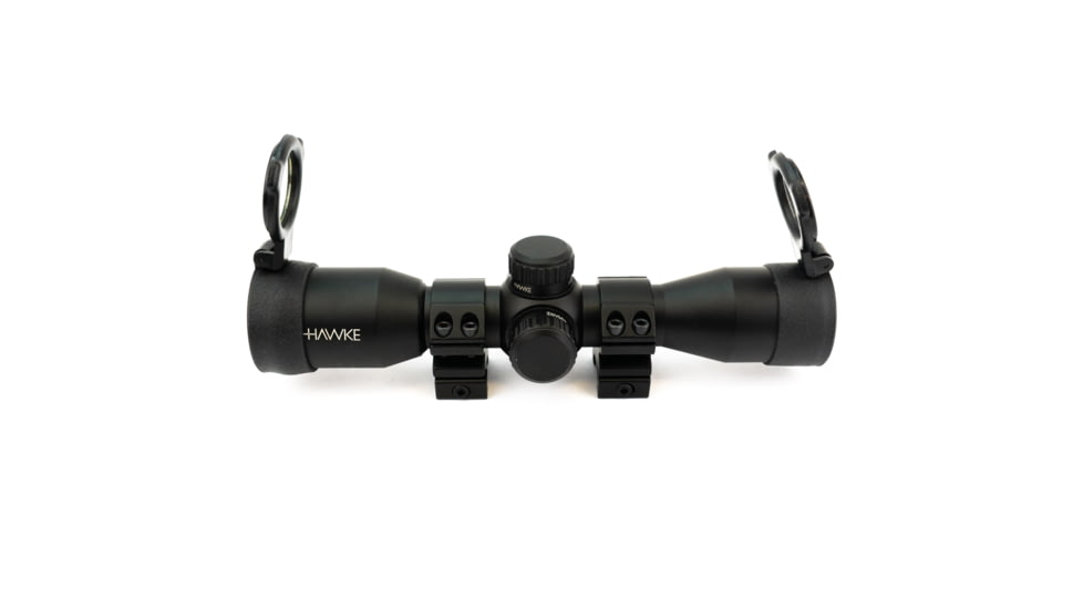 Hawke Sport Optics XB 3x32 SR IR Crossbow Scope w/Rings, Black, 12212