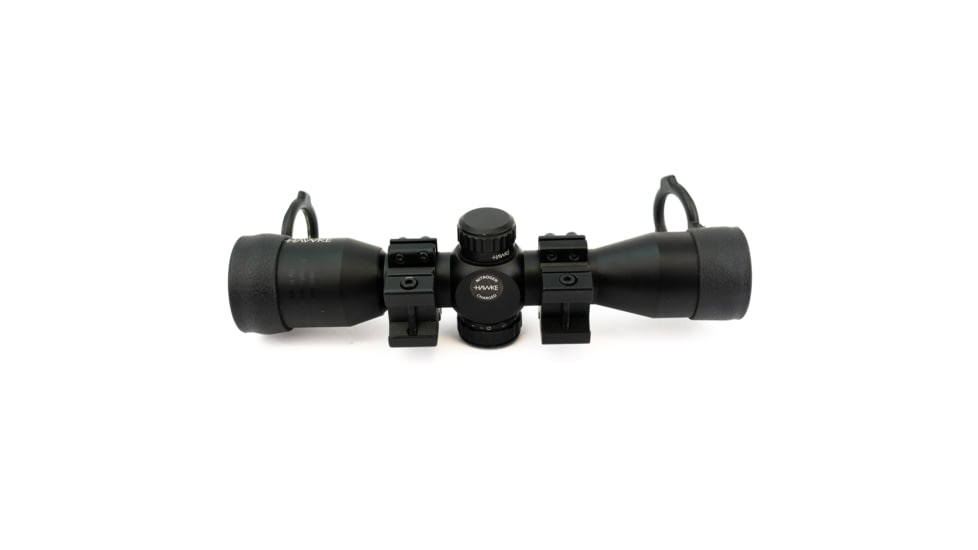 Hawke Sport Optics XB 3x32 SR IR Crossbow Scope w/Rings, Black, 12212