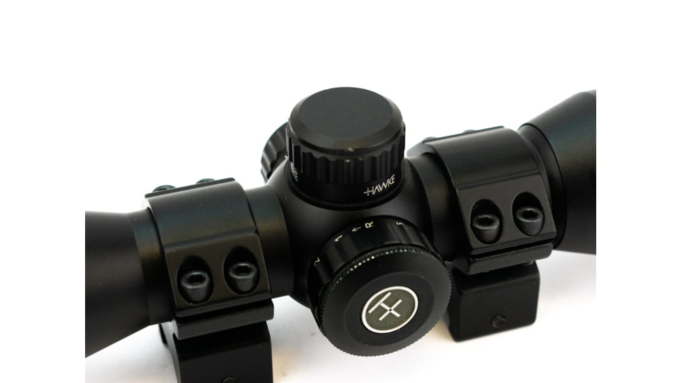 Hawke Sport Optics XB 3x32 SR IR Crossbow Scope w/Rings, Black, 12212