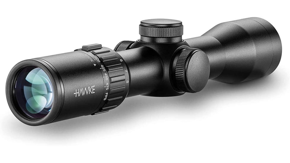 Hawke Sport Optics XB30 Compact 2-8x36 SR IR Crossbow Scope, Black, 12227