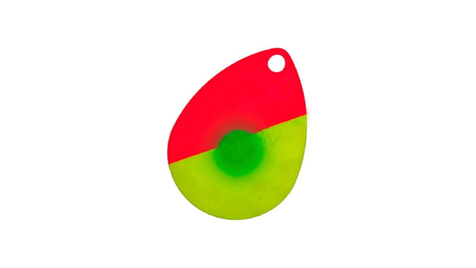 Hawken Outdoors Simon 3.5 Colorado Spinner Blade, Hammered, Chartreuse/Pink Rotton Banana, Gold Blade, 2 Pieces, SSBH35020
